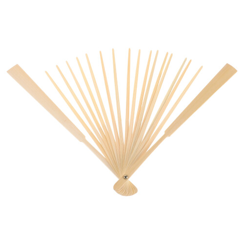 Cornice Ventaglio Mano in Bamboo Grezzo Khaki Per Artigianato