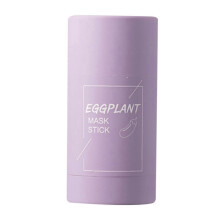 (Eggplant) Cleansing Facial Mask Stick Green Tea Eggplant Oil Control Pore Shrinkage Blackhead Removal
