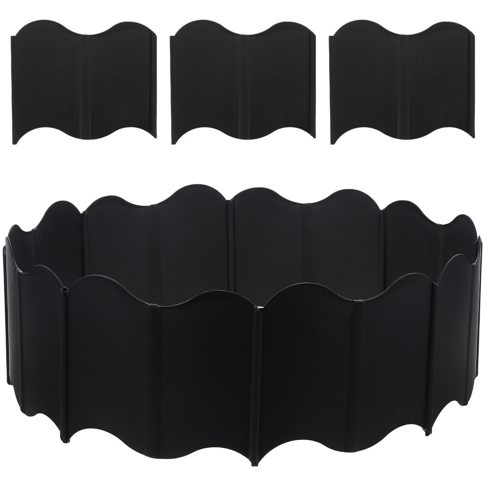 One Set Interlocking Plastic Lawn Edging Border Fence 3171601272909