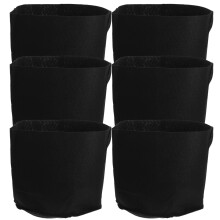 6Pièces De En Tissu Non- Noir Résistants