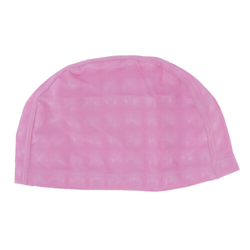 Bonnet de bain rose perle, couleur vive, imperméable, pour la baignade en sources chaudes, unisexe.