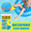 OUHOE 10Pcs Waterproof Leakproof Repair Patch Cuttable Adhesive Patch for Swim Ring Inflatable Objects 1