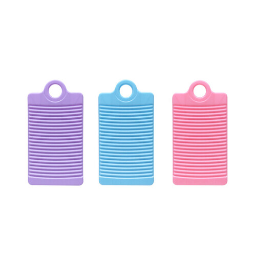 Pink Mini Plastic Laundry Board Home Washboard Easy Use