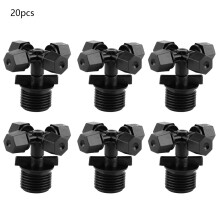 20Pcs G1/2in Male Thread Cross Misting Spray Nozzle for Greenhouse Agricultural Irrigation