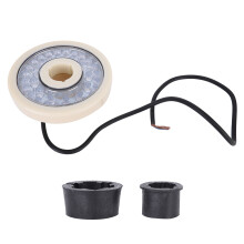 Luminária subaquática de 140 mm com 36 LEDs e 220 V para pátio, parque e fonte, ideal para decoração de paisagens.