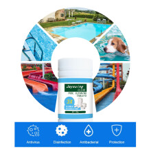 Zwembadreinigingstabletten (100 g/3,5 oz), bruistabletten voor zwembadontsmetting, accessoire voor zwembadonderhoud.