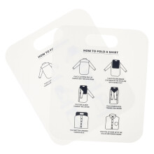 6Pcs White T-Shirt Cardboard Sheet Folding Board for Shirt Packing Use