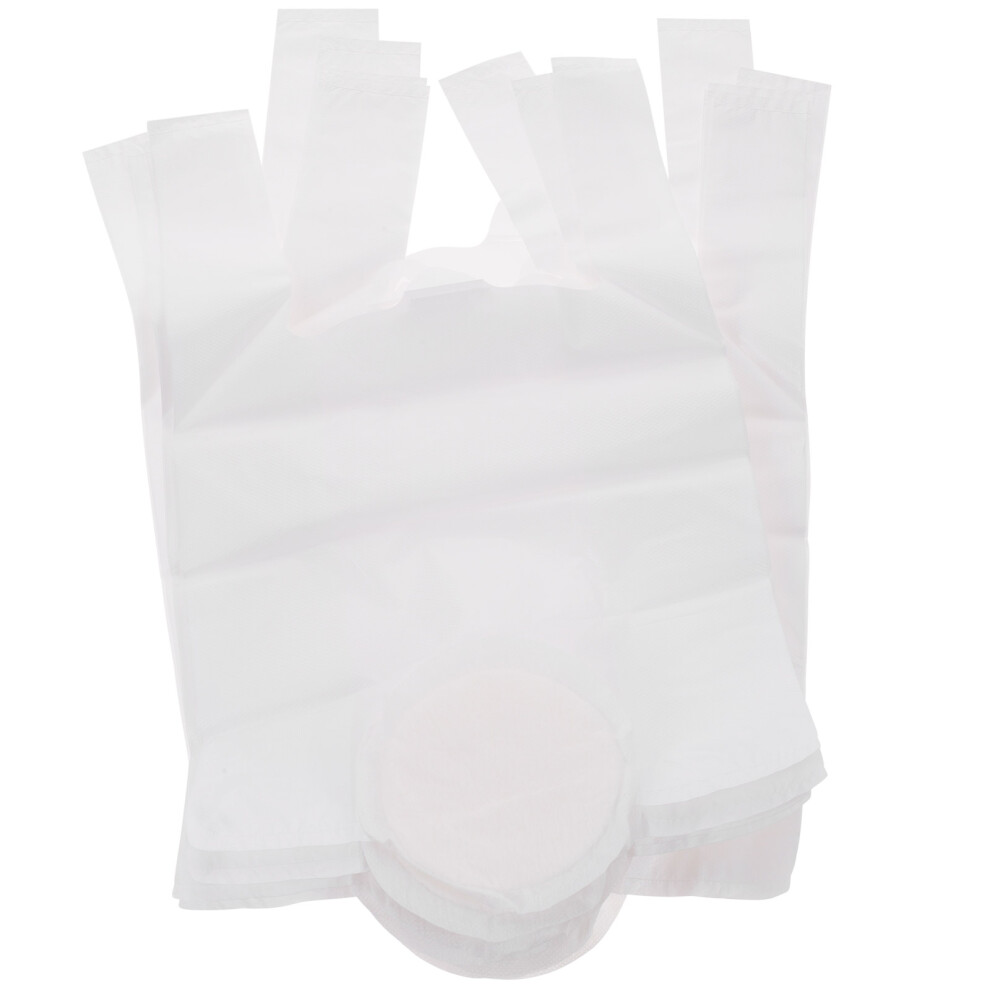 Ohphcall 35Pcs Disposable Commode Liners Bags For Home Use Leak Resistant Pads