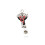 Multi Color Retractable Id Badge Reel Clip with Easy Pull Buckle 1