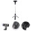 1St Selfie-Stick Stativ Handyhalter Schwarz 4