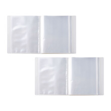 6Pcs High-Capacity Transparent Business Cards Holder Books for Storage