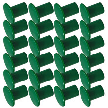 24pcs plastic round safety caps for garden bamboo support sticks