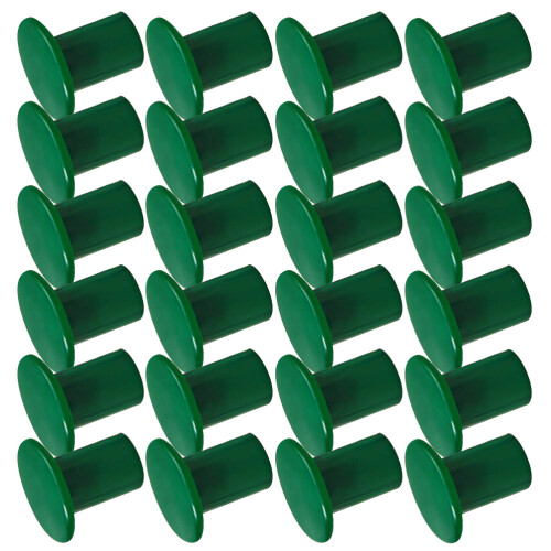 24pcs plastic round safety caps for garden bamboo support sticks