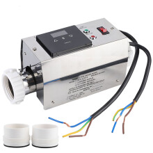3KW Stainless Steel Waterproof Intelligent Digital Water Heater Thermostat for Bathtub Swimming Pool SPAEU 220V