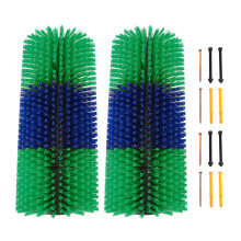 2pcs Livestock Scratch Brushes Full Massage Relieve Itching Animal Back Scratching Brush for Horse Cattle Sheep Green