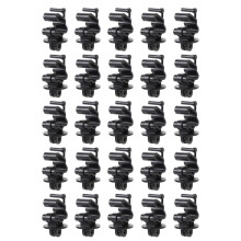 25 isolateurs en T pour clôture électrique, clips de fixation pour fil isolant Pinlock, pour clôtures agricoles et de jardin