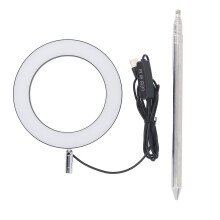 6in Full Spectrum Plant Light 26.5-165cm Height Adjustable Growing Lamp with 3H 9H 12H Timer 10 Dimmable Levels 6 Inch Lampshade Black