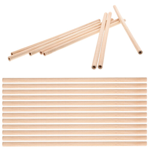 24pcs Bamboo Tubes For Beehive Pollinate Mate Breed