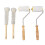 4PCS Honey Extractor Uncapping Needle Roller Wood Handle Honey Uncapper Tools for Extracting Beekeeping Equipment 1