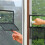 Window Screen with Small Window, Enhanced Wind Resistance, Easy Installation White 7