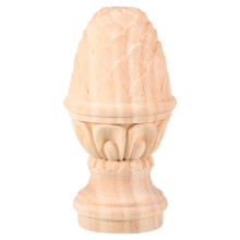 wood finials for bed posts curtain rods staircases diy indoor use
