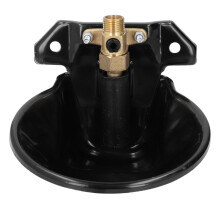 Abreuvoir automatique en acier pour moutons et chèvres, distributeur d'eau avec vanne en cuivre pour l'alimentation du bétail.