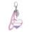 2 Sets Powder Design Heart Key Chain Pendant 1