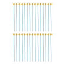 50 stuks wegwerpstaafjes voor kunstmatige inseminatie bij honden, PVC-katheterbuisjes voor hondenfokkerij, 40 cm, blauw