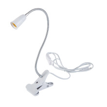E27 Plant Grow Light Clip for Indoor Plants with Adjustable Angle 30cm Tube Ideal Lighting Environment Clip On Gooseneck Grow Lamp