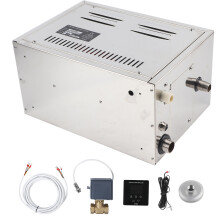 Gerador de vapor de 3 kW para banho, com descalcificação automática, para uso doméstico em salas de vapor, 220-240 V.