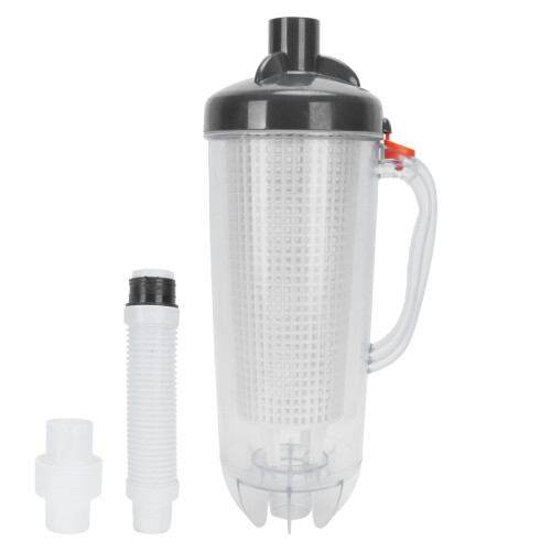 Pool Leaf Canister Embedded Automatic Vacuum Suction Pool Cleaner with Mesh Basket