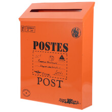 Vintage Mailbox Iron Post Box For Outdoor Use 1set