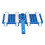 Swimming Pool Vacuum Head with Wheels Removable Adjustable Handle Cleaning Tools 1