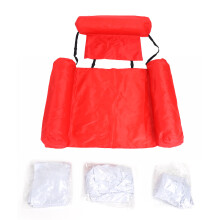 Rede inflável dobrável de PVC para piscina, espreguiçadeira aquática para o verão.
