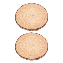 4Pcs Durable Wooden Outdoor Stepping Stones Slip-Resistant Garden Path
