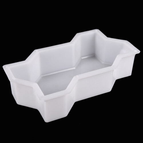 2X Three Waveform Garden Path Plastic Concrete Paving Brick Mold Diy Walkway Cement Brick Mold