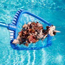 Rede de limpeza de piscina resistente com malha fina para cabo telescópico, acessórios para limpeza de piscinas