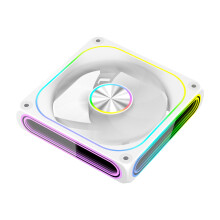 12cm PC Cooling Fan for DIY Systems-White reverse side