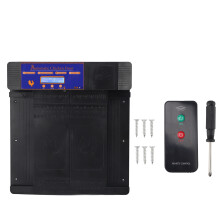 Automatic Chicken Coop Door Remote Control Light Sensing Timer Setting Auto Coop Door Opener Black