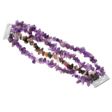2Pcs Beautiful Purple Watch Band Natural Stone Durable Watch Strap