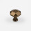 27mm Antique Brass Cabinet Knob Octagonal Pull 2
