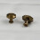 27mm Antique Brass Cabinet Knob Octagonal Pull 10