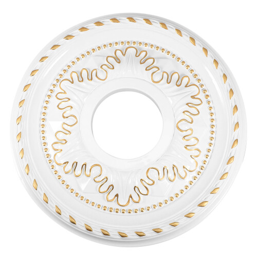 ABS Round Ceiling Medallion Multi Color for Home Lighting Decor