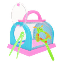 Set Gabbia Manuale Per Insetti Con Lente E Pinzette
