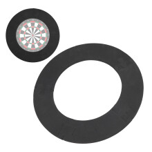 5 Pcs EVA Dartboard Backboard Surround, Black, 28.5in Diameter