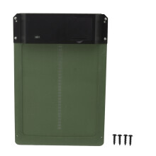Light Sense Chicken House Door Auto Sensing Lightweight Plastic Automatic Chicken Coop Door Opener for Poultry Green