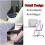 Foldable Desk Divider 2Pcs Grey 31in Privacy Panel for Office and School with Noise Reduction 5