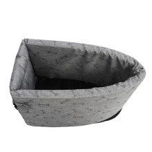 Siège auto pour animaux de compagnie résistant à l'usure, installation rapide, console amovible pour petits chiens, chats et autres animaux