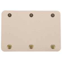 PU Leather Handbag Handle Strap Cover Beige for Comfortable Grip