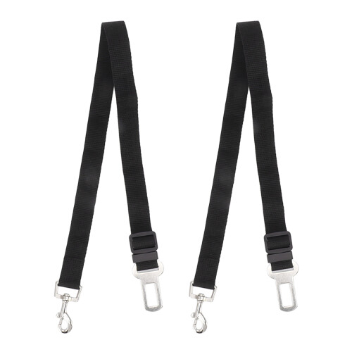 2er-Pack verstellbare Hunde-Autosicherheitsgurte, 66 cm